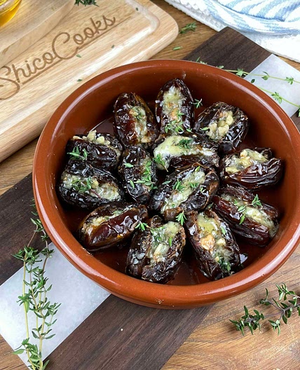 Stilton Stuffed Dates