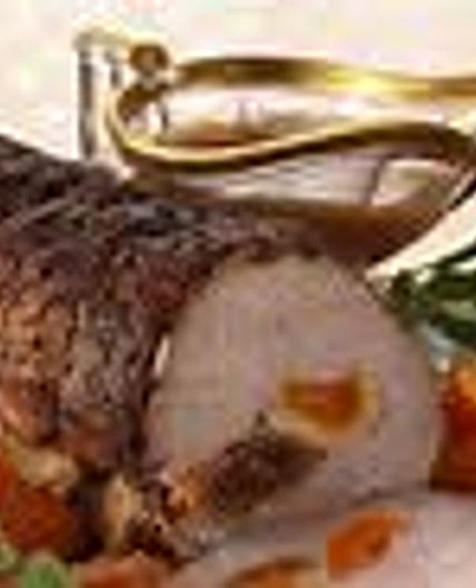 Roast Pork Stuffed with Fruit