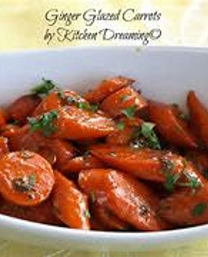 Green Onion Ginger Glazed Carrots