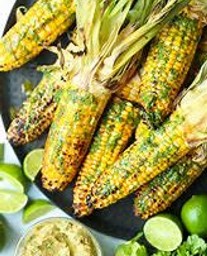 Pork with Corn Cilantro Pesto
