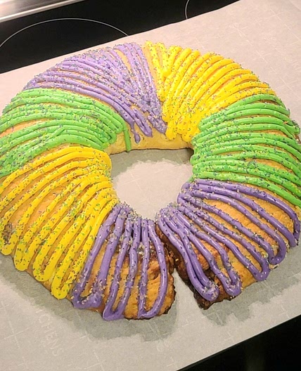 King Cake, Bavarian Cream