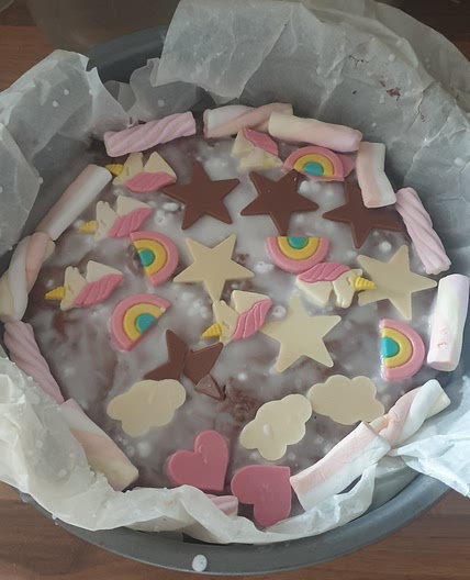 One Layer Gluten Free Chocolate Cake