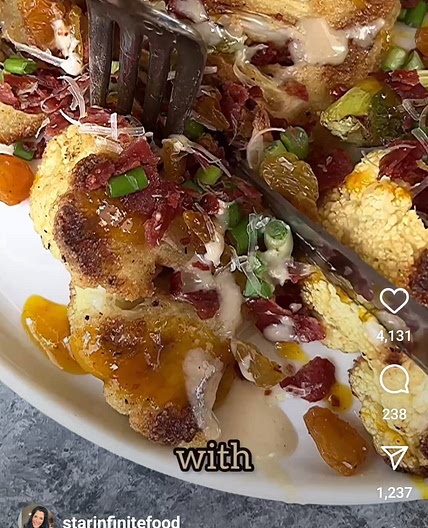 Cauliflower Wedge Salad