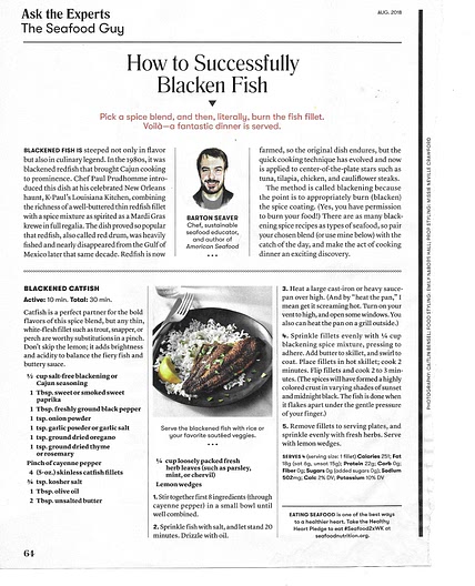 Blackened Catfish