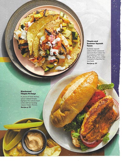 Tilapia and Summer Squash Tacos