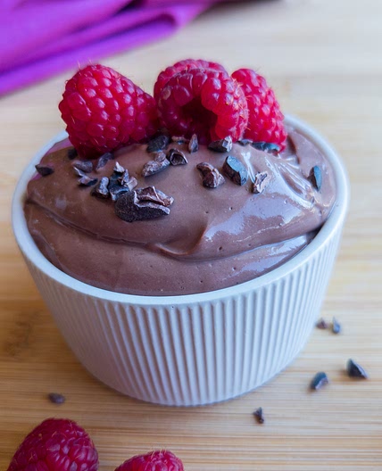 Chocolate Mousse with Raspberries