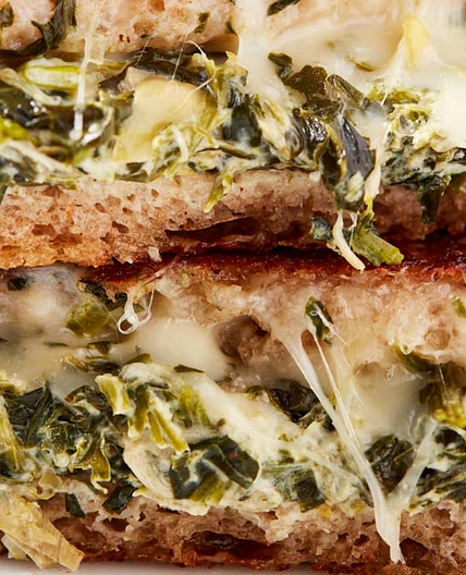 Spinach-Artichoke Grilled Cheese