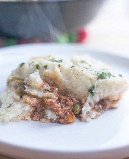 Mashed Cauliflower Cottage Pie Recipe