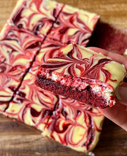 Red Velvet Cheesecake Brownies