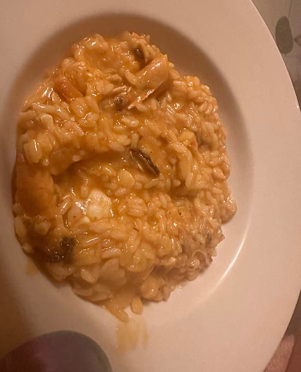 Seafood risotto