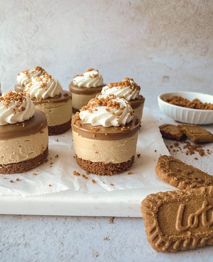 Mini Biscoff Cheesecakes