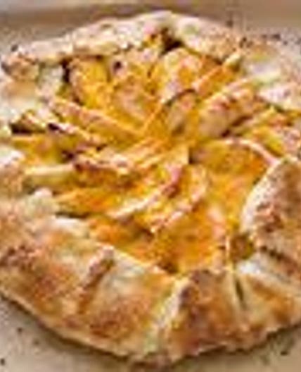 Cheddar Apple Galette