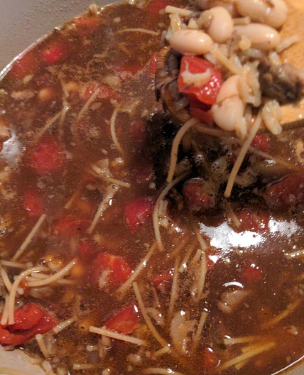 Beef and White Bean Minestroni