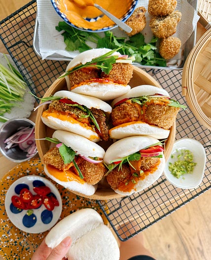 Crispy Mushroom Bao