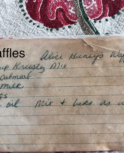 Alice Huney’s Waffles