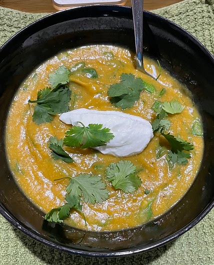 Spiced Lentil, Sweet Potato & Cauliflower Soup