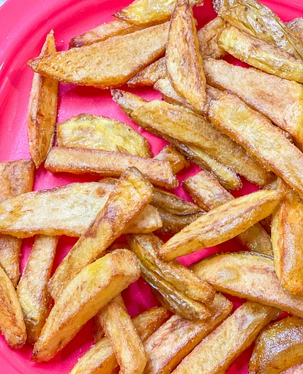 Crispy fresh cut fries at home 