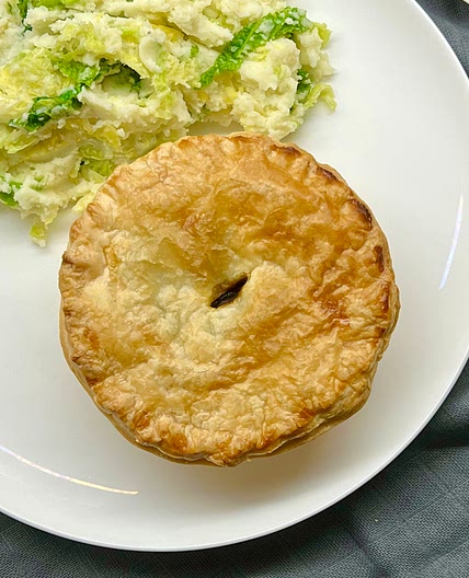 Mushroom and Guinness Pie