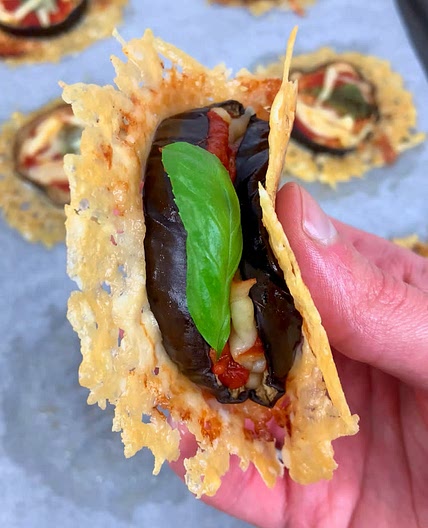EGGPLANT PARMIGIANA TACOS