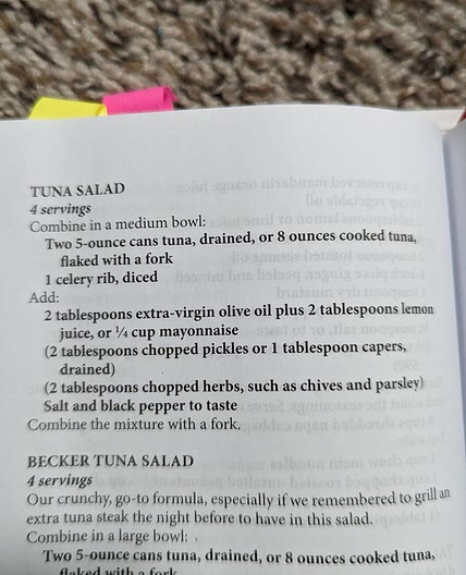 Tuna salad pg124 joy