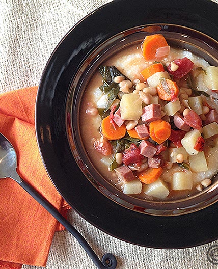 eMeals Ham, Kale & Navy Bean Stew Recipe!