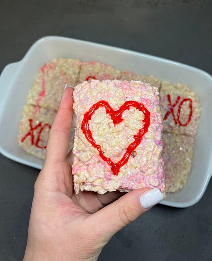 Rice Krispie Valentines Day Treats