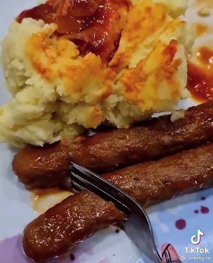 Sausages and Mash Potato