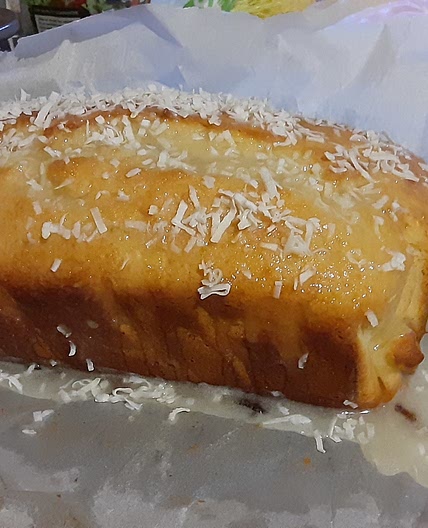 Glazed Lemon Coconut Loaf