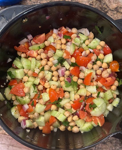 Chickpea salad