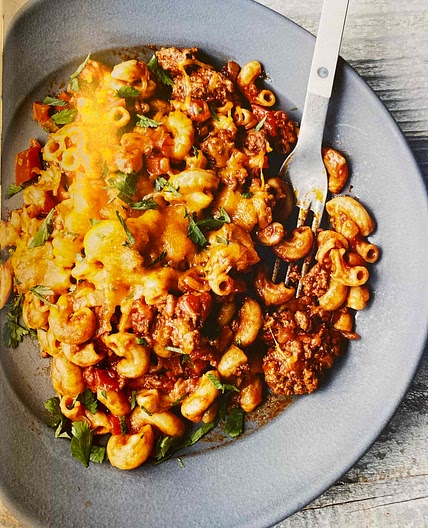 American-Style Cheesy Beef Goulash and Macaroni