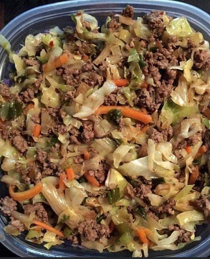 Low carb slaw (beef or turkey)