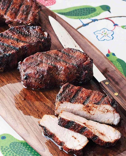 Cocoa-and-Chile-Rubbed Pork Chops
