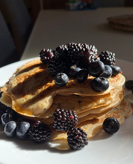 Lemon & Poppy Seed Protein Pancakes
