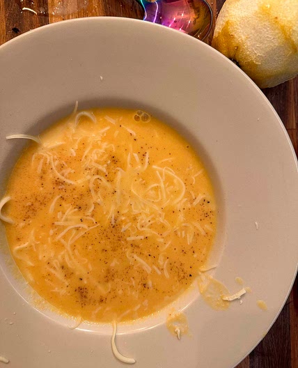 Cream of carrot soup