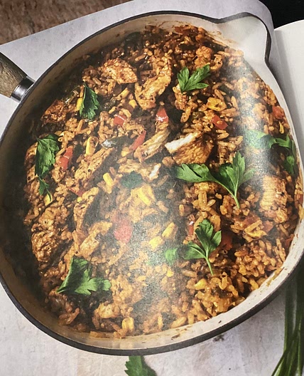 Cajun Chicken Rainbow Rice