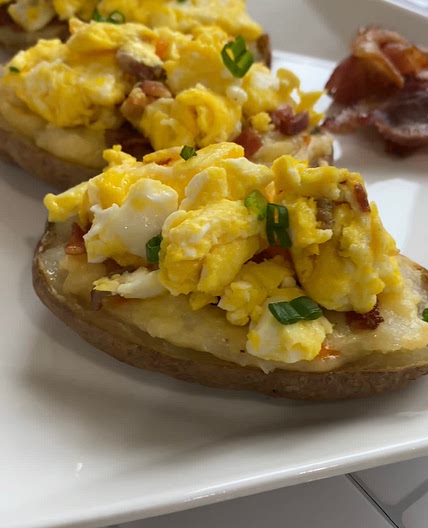 WIC Approved Breakfast Potato Skins