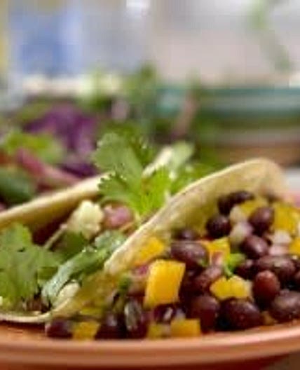 Black Bean Salad with Mango, Cilantro and Lime
