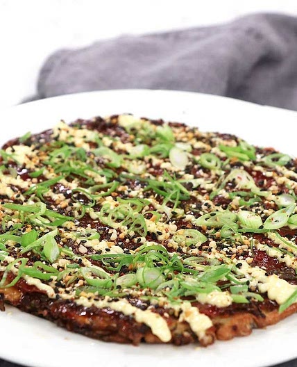 Okonomiyaki med avokado
