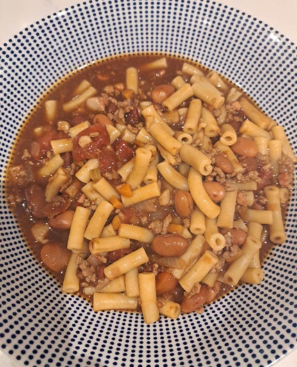 Beef and bean pasta
