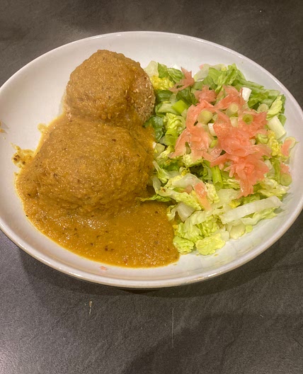 Tofu and Sweet Potato 'Arancini Style' Katsu