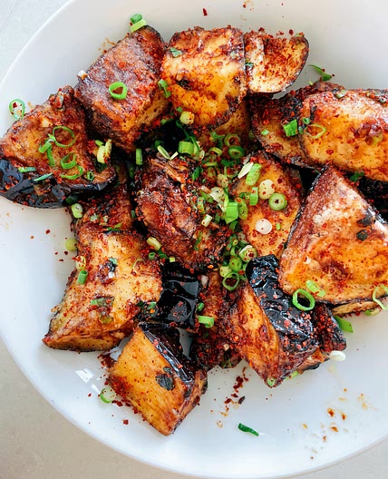 Chinese Sticky Garlic Eggplant