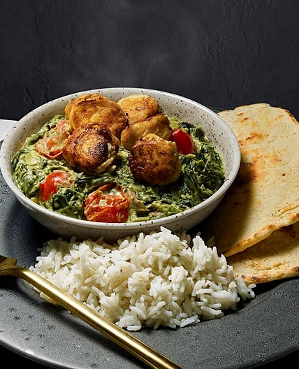 Palak paneer med ricotta