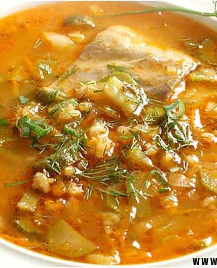 Soup with pork and corn grits in a slow cooker simply and easily