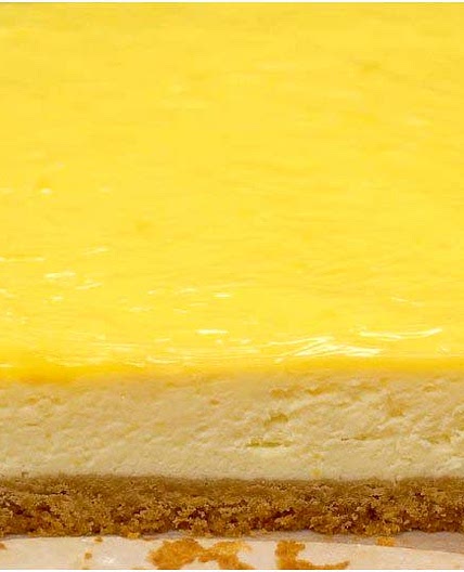 New York Cheesecake With Lemon Topping Yumm