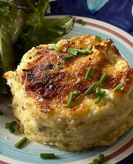 Rick Stein's Cornwall: Twice Baked Goat's Cheese and Thyme Soufflé Recipe - Rick Stein