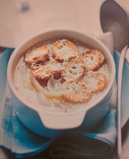 Vraie Soupe à l'oignon et ses croûtons gratinés
