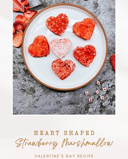 Strawberry Heart Marshmallows