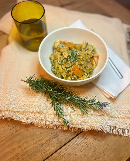 Creamy Rosemary Chicken and Rice Stew