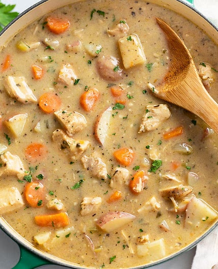 Crock pot chicken stew