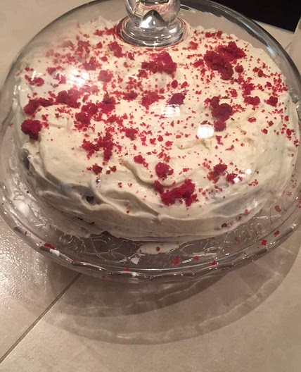 Red velvet cake {vanille chocolat}